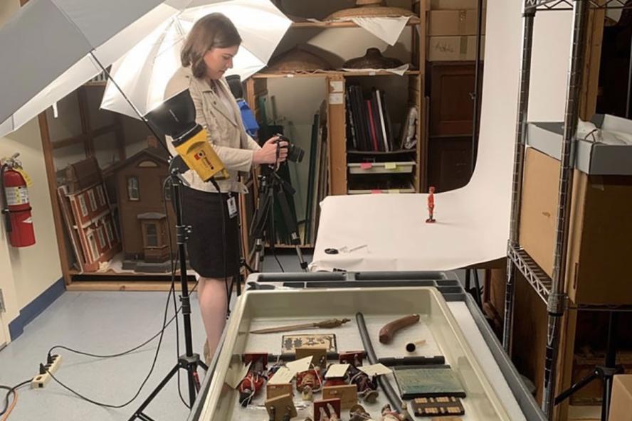 Museum Studies student photography object at BCM